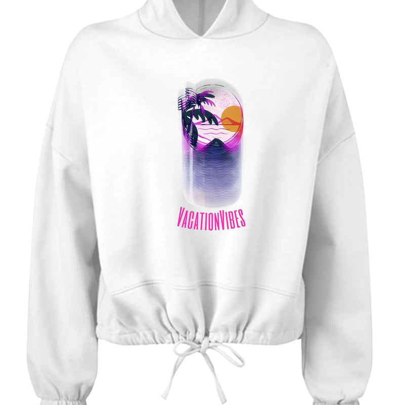 Women's Cropped Hooded Sweatshirts