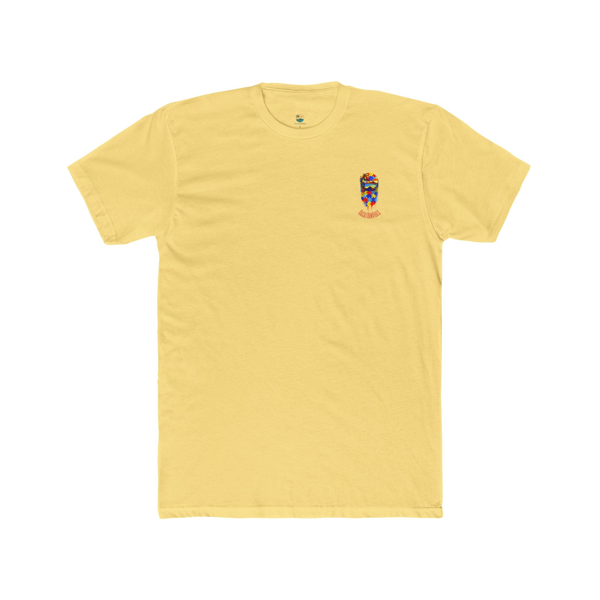 Unisex Autism Awareness Puzzle Mask Tee — Colorful Support T-Shirt