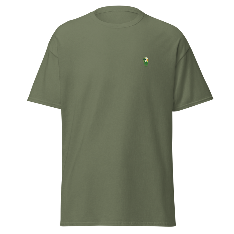 Everyday T-Shirt Single Print- Military Green