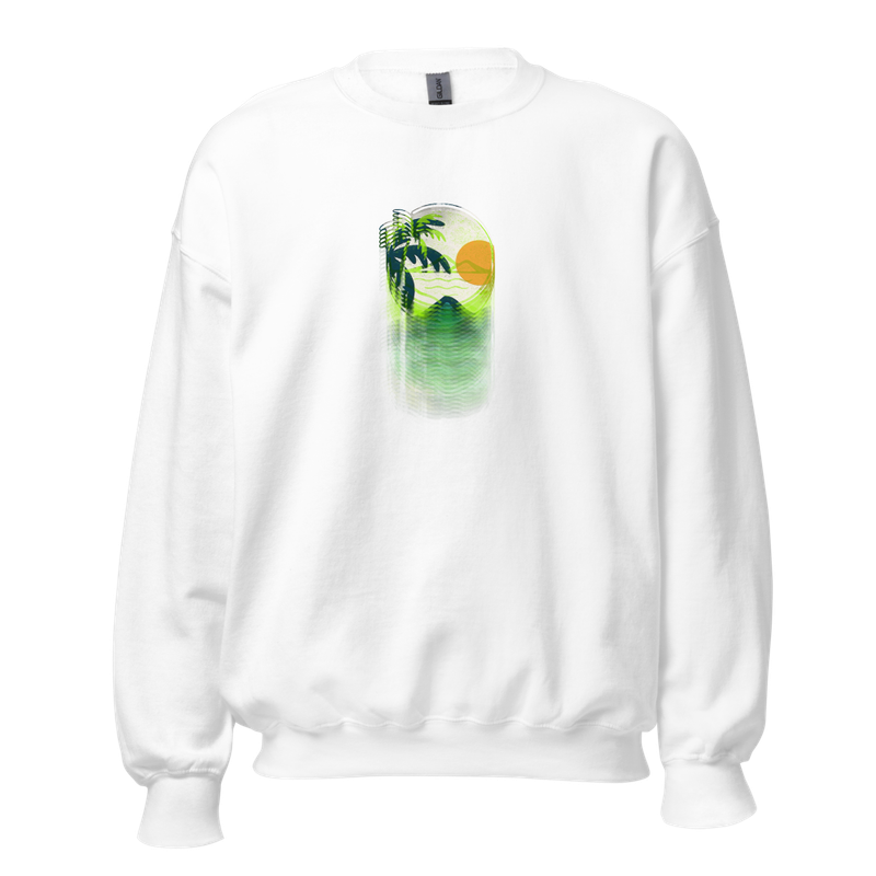 Everyday Sweatshirt Single Print-White