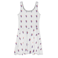 Women's Skater Dress-White