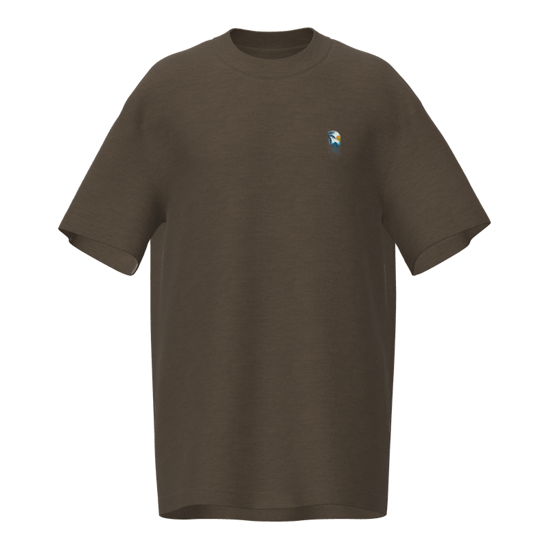 Luxury Oversized T-Shirt - Brown