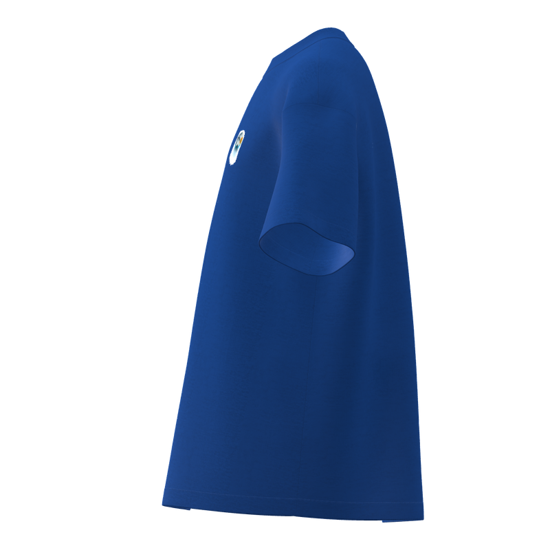 Luxury Oversized T-Shirt - Cerulean Blue