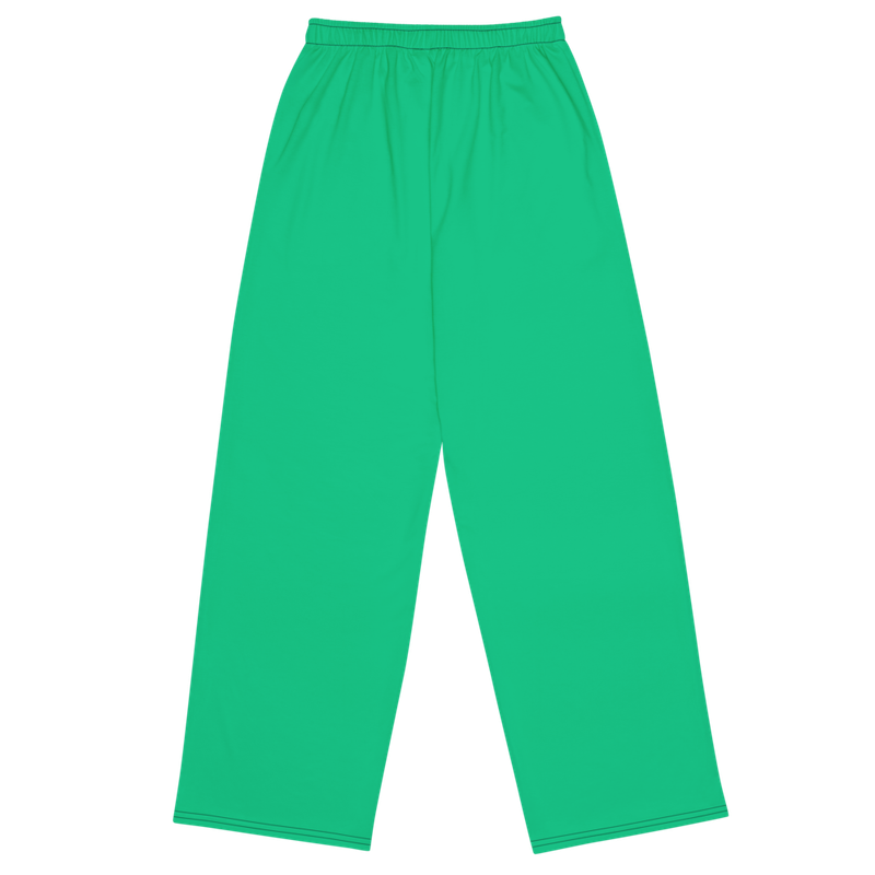 Unisex Wide Leg Pants-Brillant Green