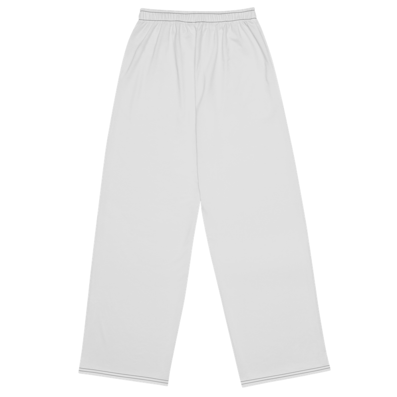 Unisex Wide Leg Pants-White